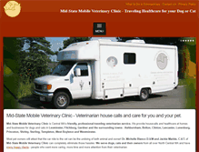 Tablet Screenshot of midstatemobilevet.com